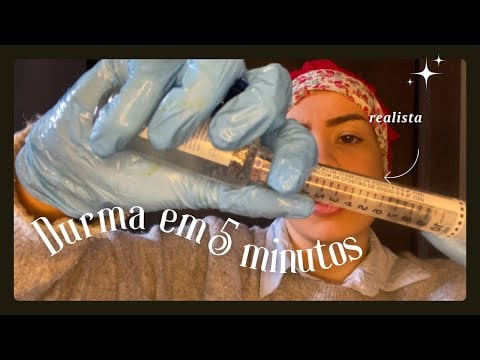 ASMR- APLICANDO BOTOX  / caseirinho realista , voz suave