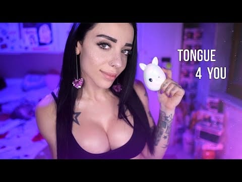 RILASSATI CON LE MIE COCCOLE 🤗 | ASMR Tongue Tapping Brushing