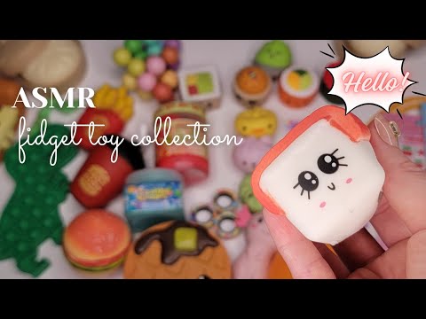 ASMR Showing you my fidget/ sensory collection (my inner child) plus bonus lo-fi clip