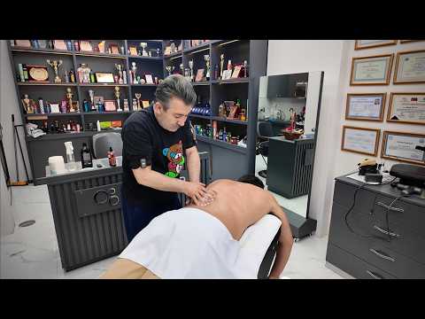 Wide Angle ASMR Barber Experience 🤍 Massage, Care and Peaceful Moments
