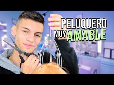 ASMR - PELUQUERO AMABLE | Corte virtual y Masaje Craneal | ASMR Español