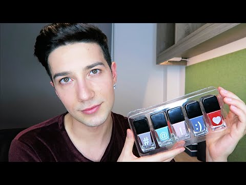 ASMR Boyfriend Does Your Nails 💕💅 Hand Massage | Soft Spoken