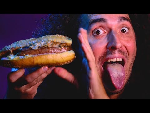 ASMR Eating 2 POUND MONSTER MANWICH / 샌드위치 / Sandwich 먹방