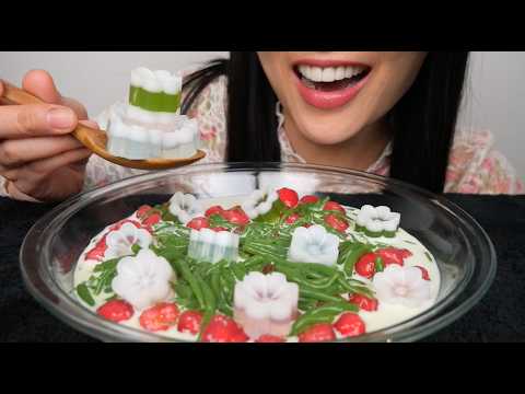 THAI DESSERT (ASMR EATING SOUNDS) LIGHT WHISPERS | SAS-ASMR