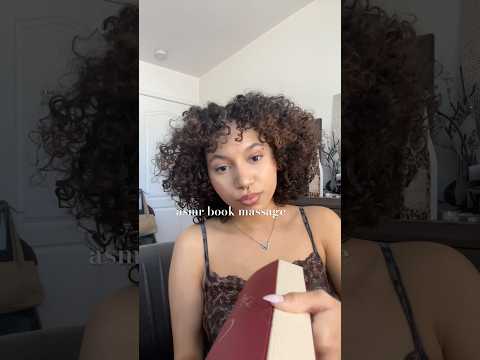 3 min book massage #asmr #relax #bookreview #asmrsounds #asmrvideo