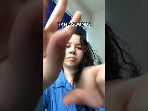 HAND SOUNDS EM 1 MINUTO #asmrcaseirinho #shorts