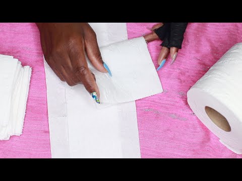 Tissue Folding Sounds ASMR Chewing Gum