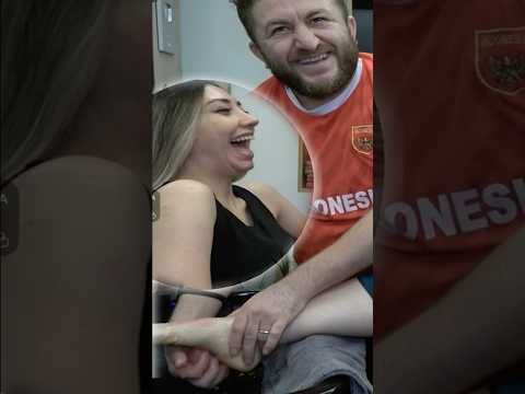 Lady Tugba's Feet Are Very Ticklish #asmr #footmassage #palmmassage #footwash #care #tickle #cracks