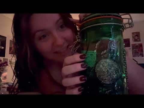 forbidden asmr🌿🍃 - whispering & glass sounds