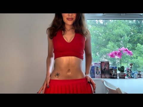 ASMR | MASSAGING BELLY WITH BODY OIL♥️✨