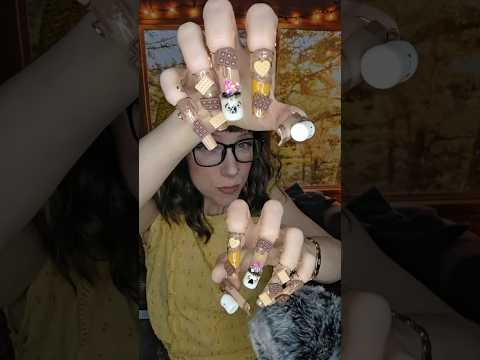 Making S’mores Nail Crowns for My Camping ASMR Video 🏕️