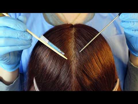 Scalp Check & Neck Exam with Eczema Treatment (Whispered)