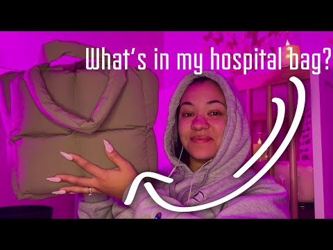 ASMR What's In My Hospital Bag 🤰🏽🏥