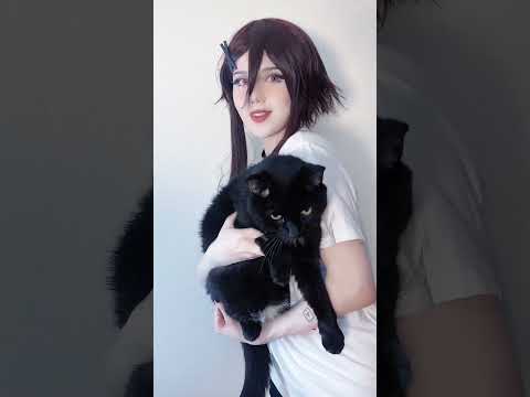 Cat & Megumin!! #cosplay #anime #cosplayer #konosuba #megumin