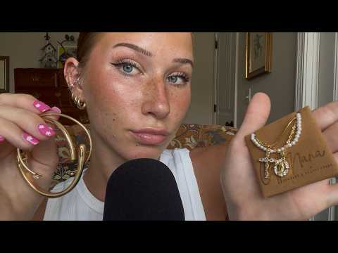 ASMR My Jewelry Collection ✨ | Close Whispering & Tapping