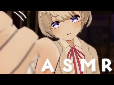 【ASMR】落ち込む君のそばにいたいASMR (なでなで、ポテチを食べる音、タッピング...etc)