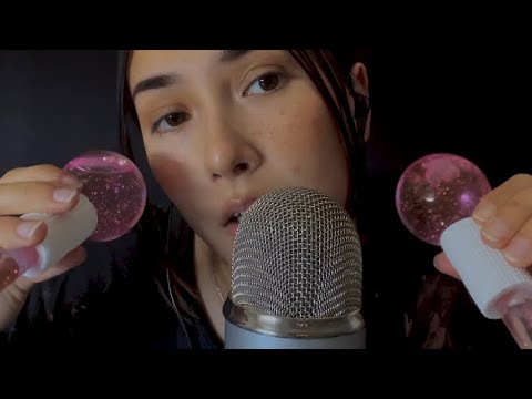 ASMR mouth sounds and inaudible whispering at 100% sensitivity (+random triggers)
