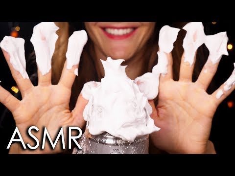 [ASMR] SHAVING CREAM on the MIC! 😍 4k (No Talking) FOAM CRINKLE SOUNDS