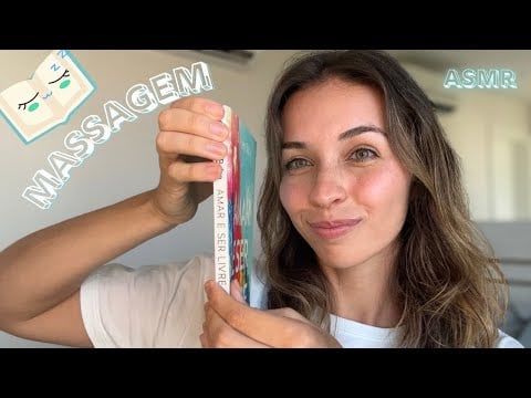 ASMR massagem no livro 💆🏽‍♀️ TAPPING