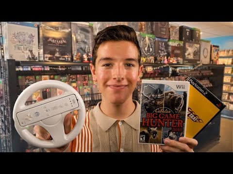 ASMR 2000's Video Game Store Employee Helps You Pick Out New Games