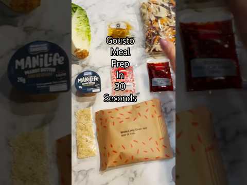 ASMR: Gousto meal prep #affiliate #asmrwhisper