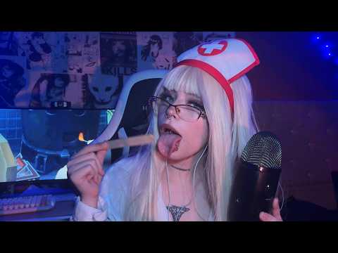 🩻💗NURSE takes care of you with Spit Painting😴✨(ASMR roleplay 💖🌙)