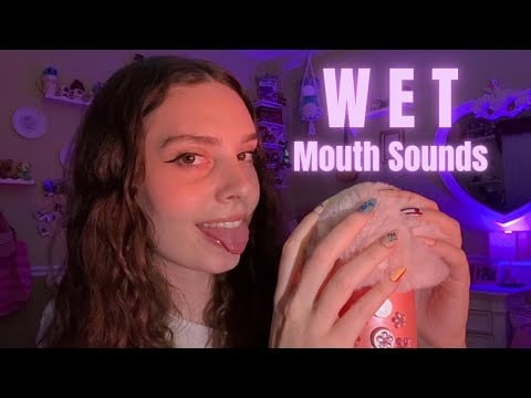 ASMR | 1 HOUR of Wet Mouth Sounds & Fluffy Mic Brushing for INSTANT Sleep (No Talking) 💤 