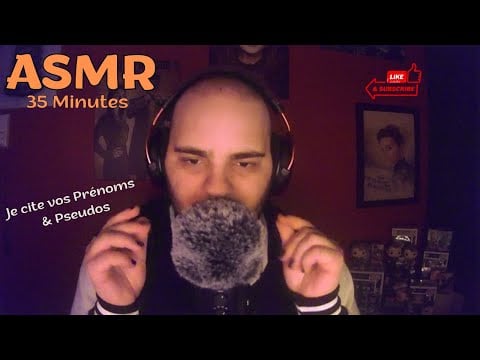 #ASMR FR - Je chuchote vos Prénoms & Pseudos ☺️