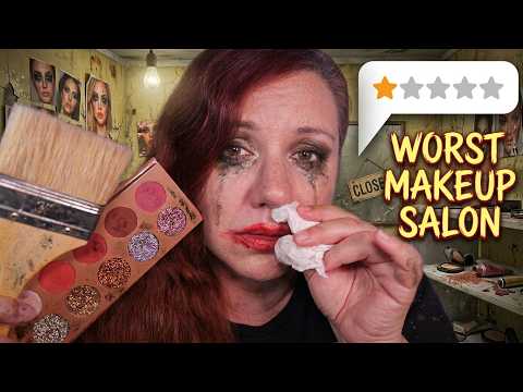 ASMR Longest WORST Reviewed Makeup Beauty Salon Roleplay