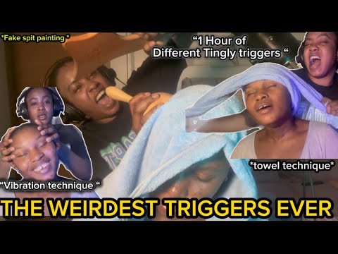 ASMR:1 HOUR OF THE FASTEST& INTENSE THOROUGH HEADSCRATCH MASSAGE WITH WEIRD TRIGGERS,FAKE SPIT PAINT