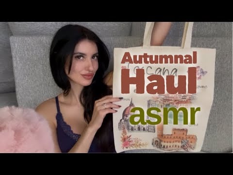 small autumnal haul ASMR (treats and other items)🍂🍁☕️🍫