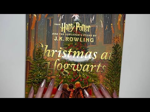 ASMR | Whispered Book Reading (A Christmas at Hogwarts) 🎄📚