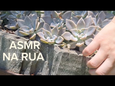 ASMR na rua| tapping na tela