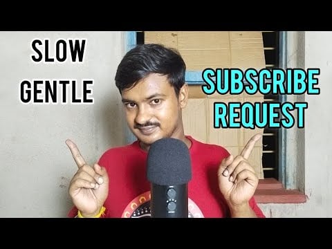 Slow & Gentle ASMR For Sleep (SUBSCRIBE REQUEST ❤️❤️)
