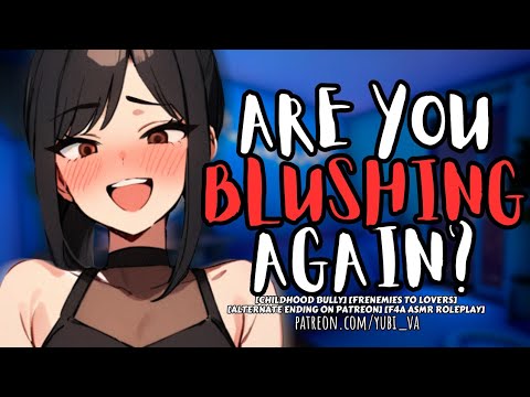 Your Crush Bully Crashes Your Room At A Sleepover | frenemies to lovers | F4A ASMR Roleplay