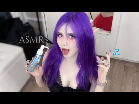 ASMR Wet Random Triggers + tapping (Esil Cosplay)