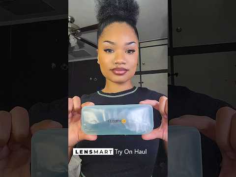 Best Eyeglasses 👀 (lensmart try on haul ) #shorts