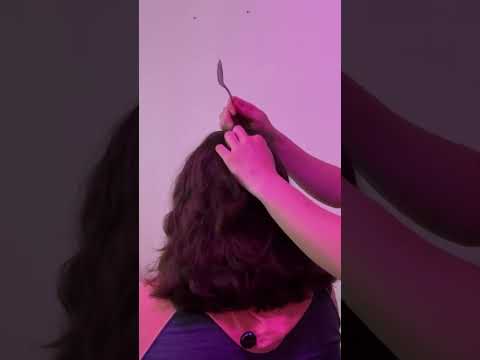 ASMR Warm or Cold Test on Scalp #realpersonasmr #scalptreatment #asmrforsleep #visualtingle