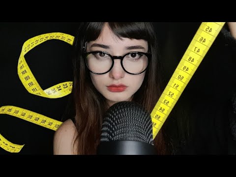 ASMR | MEDINDO VOCÊ DA CABEÇA AOS PÉS (de forma rápida e agressiva)