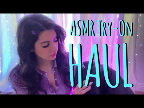 ASMR Try-On Haul | Amazon | Cider | Marshalls 🛍️(Whispered)