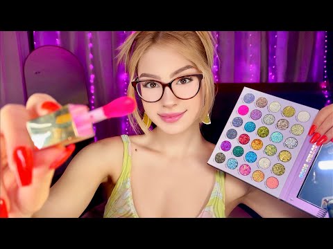 ASMR Doing Your Makeup FAST & AGGRESIVE 💄ASMR for SLEEP, Layered Personal Attention Satisfying 😴