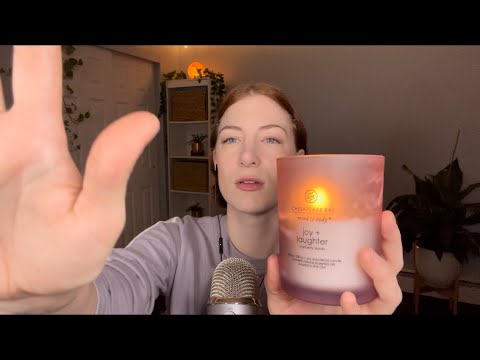 Asmr soothing hand movements & candle #shorts