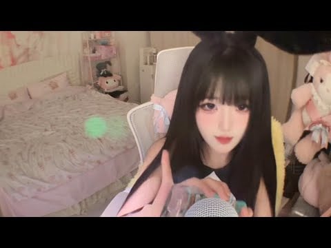 Soft ASMR with Cute Girl Stroking Mic | Deep Sleep Guaranteed
