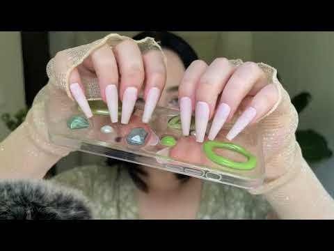 *one minute asmr* fast not aggressive phone case tapping (no talking)