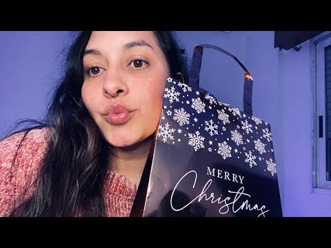 ASMR ✨LA CHICA OBSESIONADA CONTIGO TE HACE UN REGALO DE NAVIDAD 🎄 🎁 Roleplay + Mouthsounds