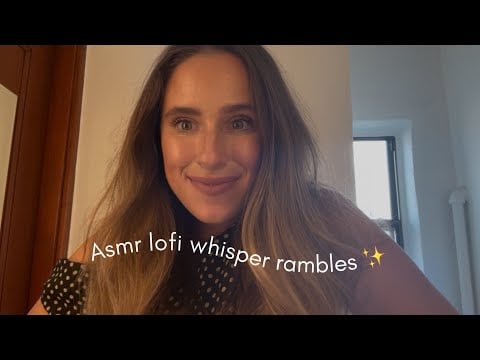 ASMR Rambling About My Weekend While Doing My Makeup✨💋 (lofi whispers)