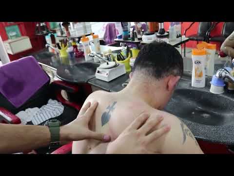 ASMR TURKİSH BARBER MASSAGE HEAD NECK BACK AMR EAR FACE MASSAGE