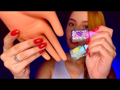 ASMR-  MANICURE MEIO TOXICA FAZ SUAS UNHAS