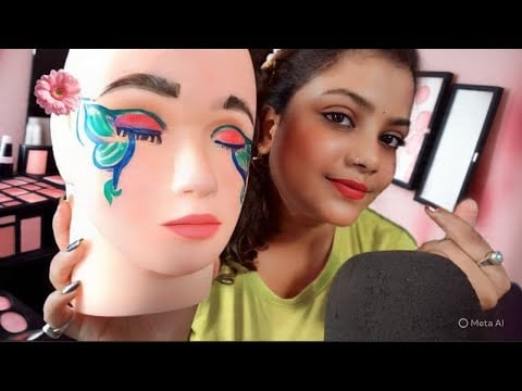 ASMR Maniqueen Butterfly Eye Makeup 🦋✨