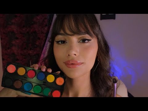 ASMR - Yüzüne Galaksi Çiziyorum 🎨🖌